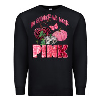 Black in october we wear pink Premium Sweatshirt - CowGirlArtShop