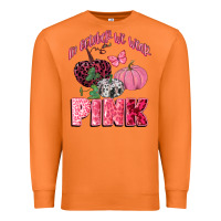 Carrot in october we wear pink Premium Sweatshirt - CowGirlArtShop