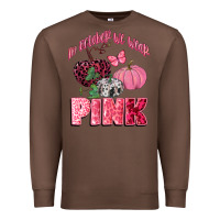 Chestnut in october we wear pink Premium Sweatshirt - CowGirlArtShop