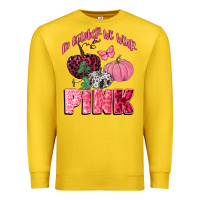 Lemon in october we wear pink Premium Sweatshirt - CowGirlArtShop