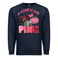 Navy in october we wear pink Premium Sweatshirt - CowGirlArtShop