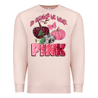 Pale Pink in october we wear pink Premium Sweatshirt - CowGirlArtShop