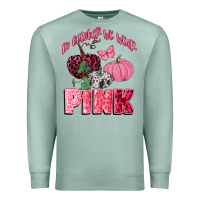 Seafoam in october we wear pink Premium Sweatshirt - CowGirlArtShop