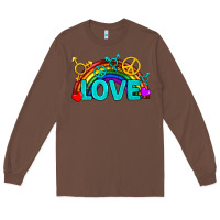 Chestnut Western LGBTQ+ Love Rainbow Long Sleeve Tee - BundleAndBundleShop