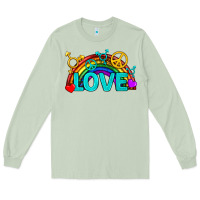 Matcha Western LGBTQ+ Love Rainbow Long Sleeve Tee - BundleAndBundleShop