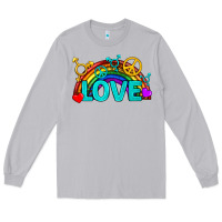 Moon Dust Western LGBTQ+ Love Rainbow Long Sleeve Tee - BundleAndBundleShop