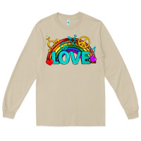 Mushroom Western LGBTQ+ Love Rainbow Long Sleeve Tee - BundleAndBundleShop