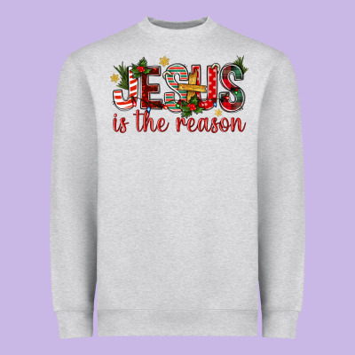 Jesus Is The Reason Christmas Bbs Heavyweight Sweatshirt Designed By Bundleandbundleshop