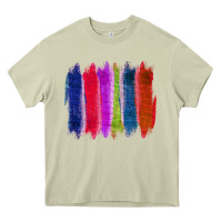 Mossy Colored Jute Brush Strokes Heavy Core Tee - Bettercallsaul