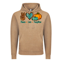 Vintage Coffee peace love pumpkins Vintage Hoodie - Jasminsmagicworld