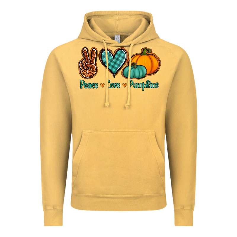 Peace Love Pumpkins Vintage Hoodie by Jasminsmagicworld | Teevron