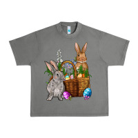 Tornado Bunnys carrots eggs with basket Easter Urban Heavy Tee - NancyCooperArtShop