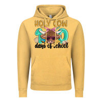 Vintage Mustard holy cow 100 days of school Vintage Hoodie - MaliasSmallBusiness