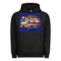 Pigment Black my favorite color is Christmas lights Urban Hoodie - BundleAndBundleShop