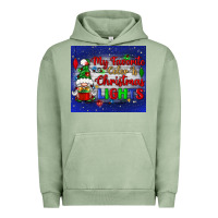 Pigment Oil Green my favorite color is Christmas lights Urban Hoodie - BundleAndBundleShop