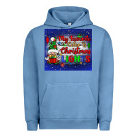 Pigment Pebble Blue my favorite color is Christmas lights Urban Hoodie - BundleAndBundleShop