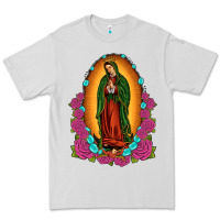 Dove Grey our lady of guadalupe Premium Tee - JahusDesignShop