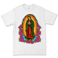 White our lady of guadalupe Premium Tee - JahusDesignShop