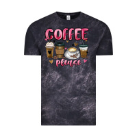 Cloud Black coffee please Vintage Tee - MaliasSmallBusiness