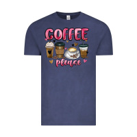 Vintage Denim coffee please Vintage Tee - MaliasSmallBusiness