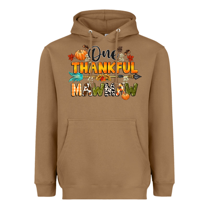 One Thankful Mawmaw Heavyweight Hoodie by CowGirlArtShop | Teevron