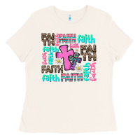 Bone faith with cross Ladies Tee - AdoDesignShop