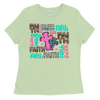 Matcha faith with cross Ladies Tee - AdoDesignShop
