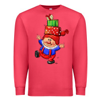 Cardinal cute christmas gnome Premium Sweatshirt - CowGirlArtShop
