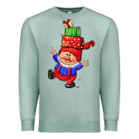 Seafoam cute christmas gnome Premium Sweatshirt - CowGirlArtShop
