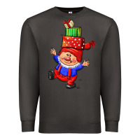 Smoke cute christmas gnome Premium Sweatshirt - CowGirlArtShop