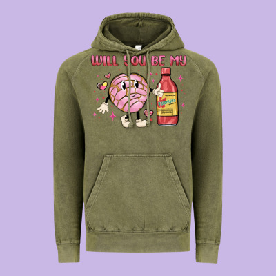 Will You Be My Vintage Hoodie Designed By Maliassmallbusiness