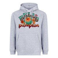 Heather Grey hello pumpkin Heavyweight Hoodie - CowGirlArtShop