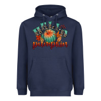 Navy hello pumpkin Heavyweight Hoodie - CowGirlArtShop