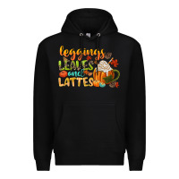 Black leaves and lattes Premium Hoodie - CowGirlArtShop