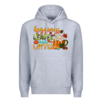 Heather Grey leaves and lattes Premium Hoodie - CowGirlArtShop