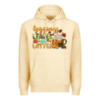 Pina Colada leaves and lattes Premium Hoodie - CowGirlArtShop
