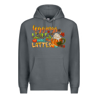 Rock leaves and lattes Premium Hoodie - CowGirlArtShop