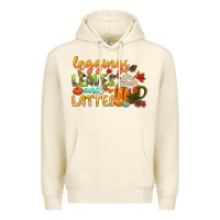 Sandshell leaves and lattes Premium Hoodie - CowGirlArtShop