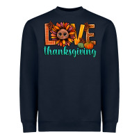 Navy love thanksgiving bbs Heavyweight Sweatshirt - BundleAndBundleShop