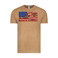 Vintage Camel American flag leopard sunflower Vintage Tee - JahusDesignShop