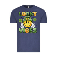 Vintage Denim lucky vibes Vintage Tee - MaliasSmallBusiness