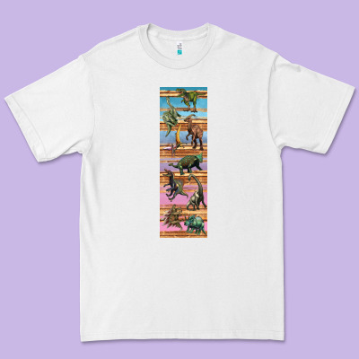 Dinosaurs Pen Wrap Premium Tee Designed By Artiststas