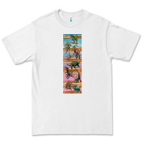 White dinosaurs pen wrap Premium Tee - Artiststas