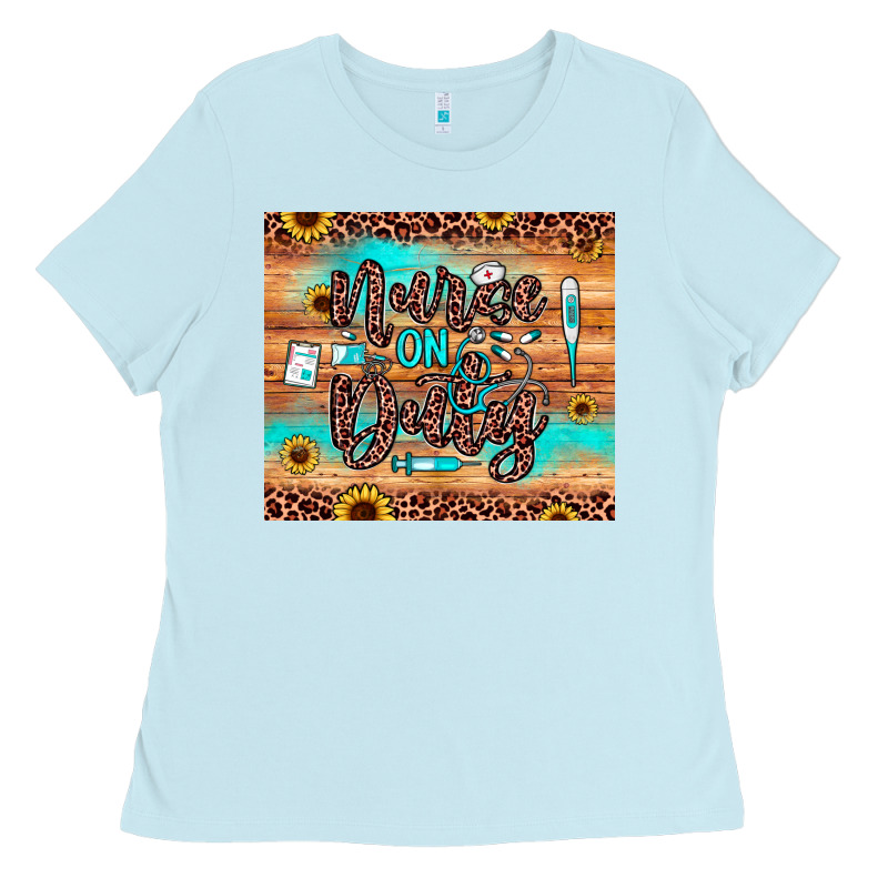 Nurse On Duty Ladies Tee by JahusDesignShop | Teevron