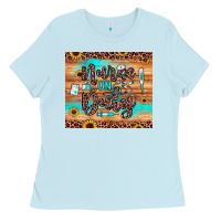 Baby Blue nurse on duty Ladies Tee - JahusDesignShop