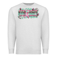 Oatmeal Heather stronger than cancer cancer awareness Premium Sweatshirt - CowGirlArtShop