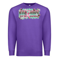 Purple stronger than cancer cancer awareness Premium Sweatshirt - CowGirlArtShop