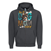 Smoke Best Dog Mom Ever Zipper Hoodie - texasbilliewilder