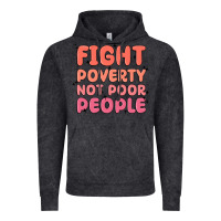 Vintage Black fight poverty not poor people Vintage Hoodie - MaliasSmallBusiness