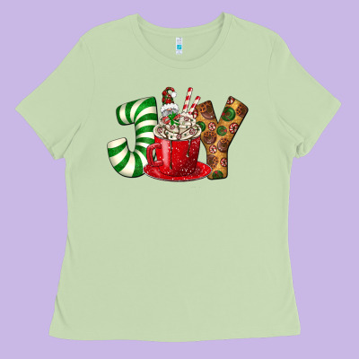 Joy Ladies Tee Designed By Bundleandbundleshop